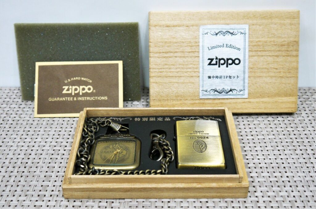 Zippo 限定懐中時計TPセット No.0024 Limited Edition ケース付