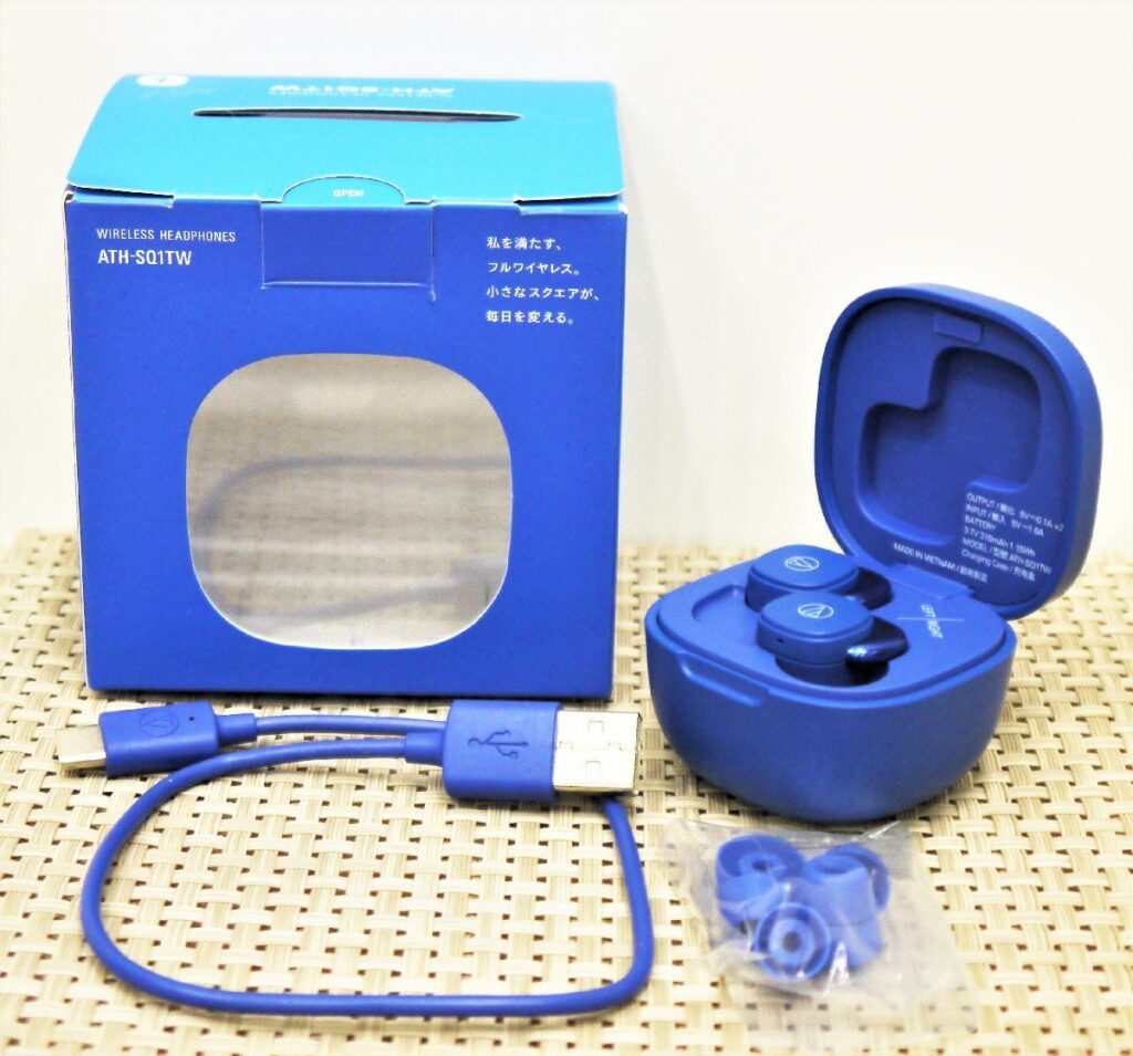 オーディオテクニカ ATH-SQ1TW (ワイヤレス イヤホン Bluetooth 対応) 完全ワイヤレスイヤホン