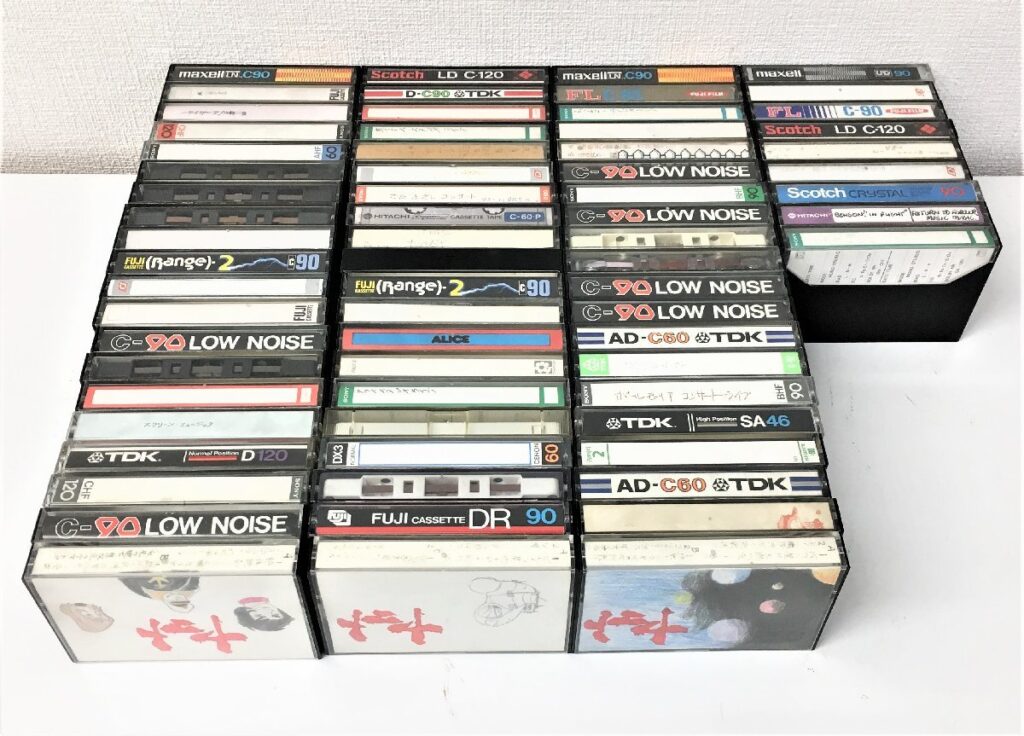 録音済みカセットテープ まとめ 69本