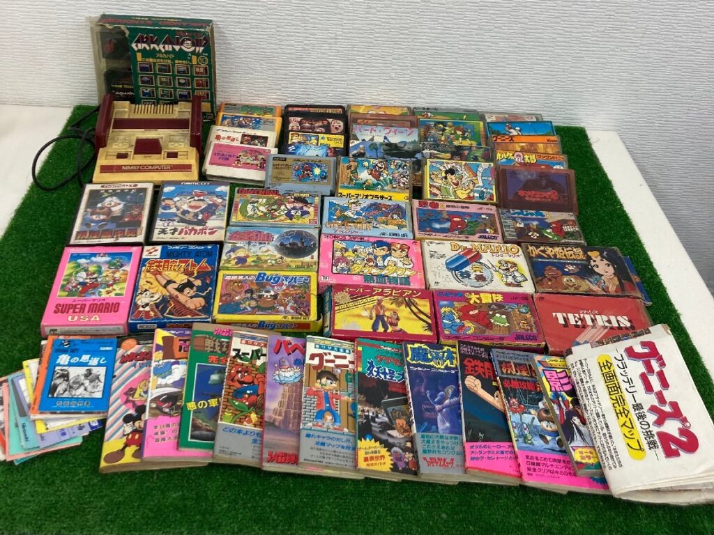 ファミリーコンピューター ファミコン 本体＆ソフト＆攻略本 まとめ売り セット