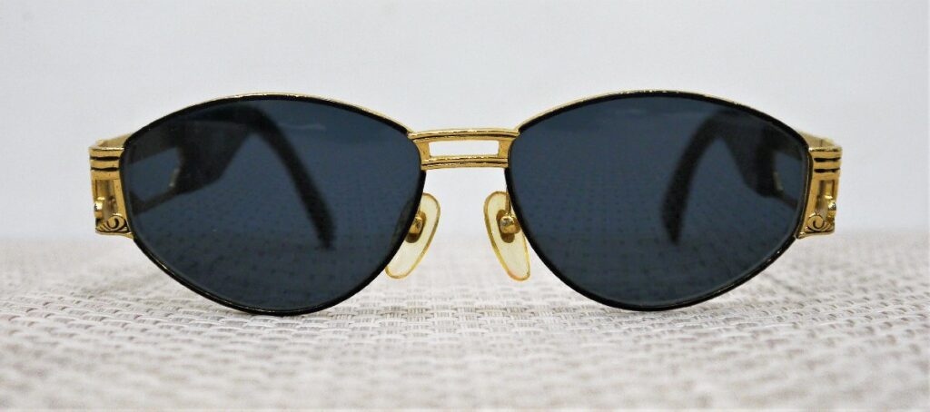 GIANNI VERSACE MOD.S75ジャンニ ヴェルサーチ ブラック×ゴールド ヴィンテージ サングラス 廃番品
