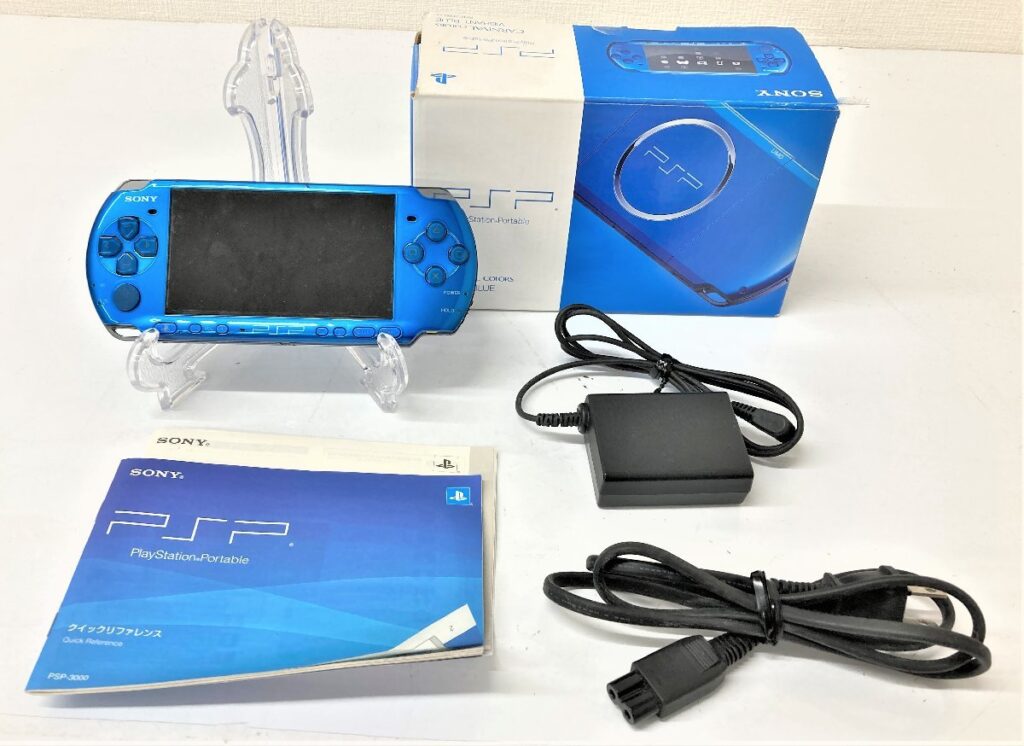 SONY ソニー PSP プレイステーション ポータブル PSP-3000VB バイブラントブルー本体のみ 充電器付き