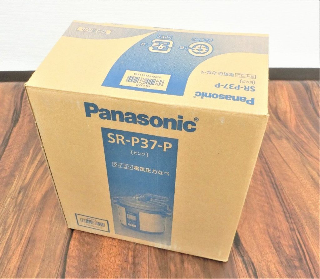 パナソニック マイコン電気圧力なべ SR-P37-P 調理家電 ピンク
