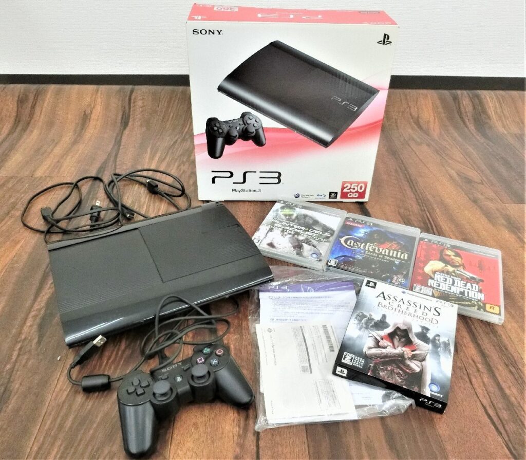PS3 本体 250GB PlayStation3 CECH-4200B ソフト4本