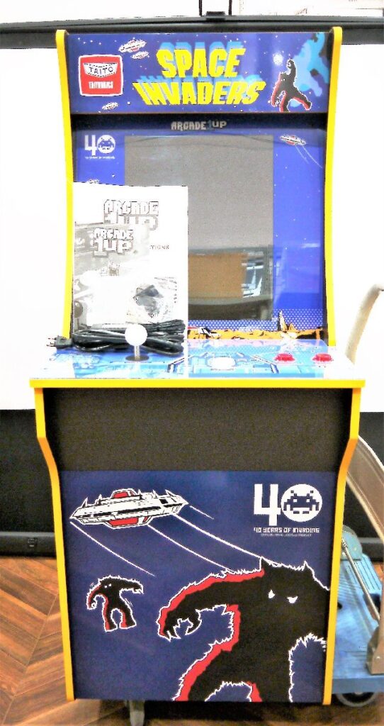 美品！タイトー/TAITO アーケード1UP/ARCADE 1UP スペースインベーダー/SPACE INVADERS 組み立て済み