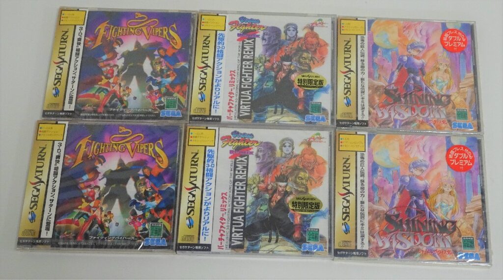 セガサターン ソフト まとめ　ファイティングバイパーズ　バーチャファイター他　３種類　計６本