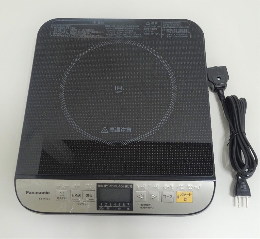 未使用 Panasonic 卓上IHクッキングヒーターKZ-PH33-K
