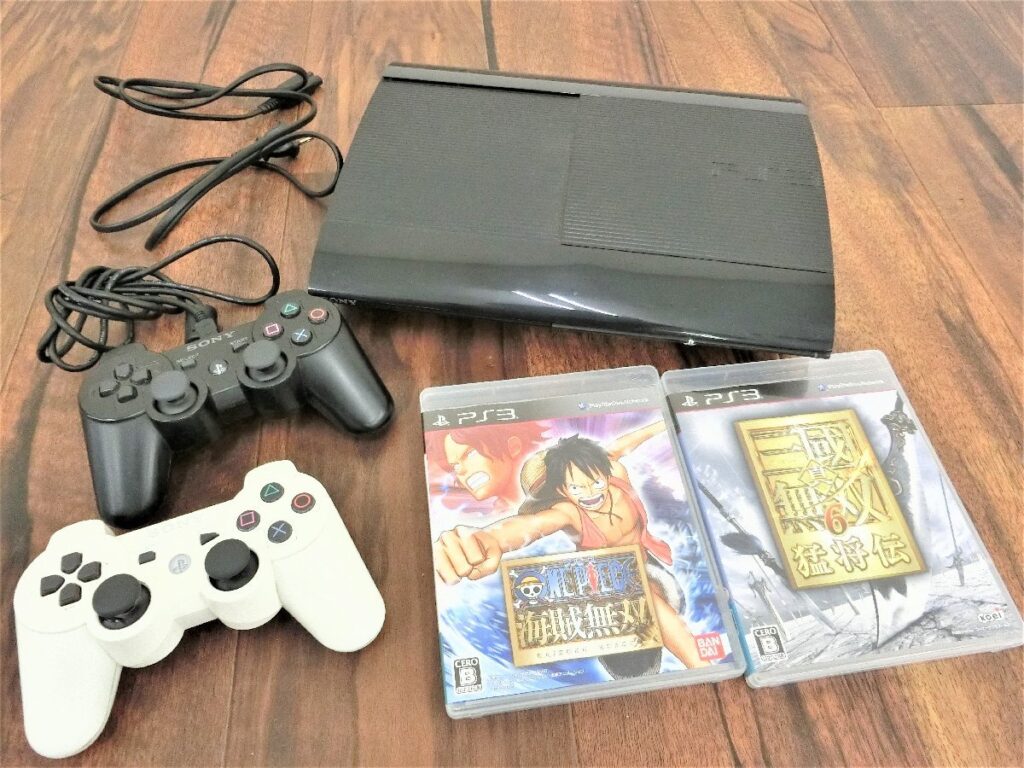 PlayStation3 CECH-4000C 本体 ソフト2本 コントローラー2本