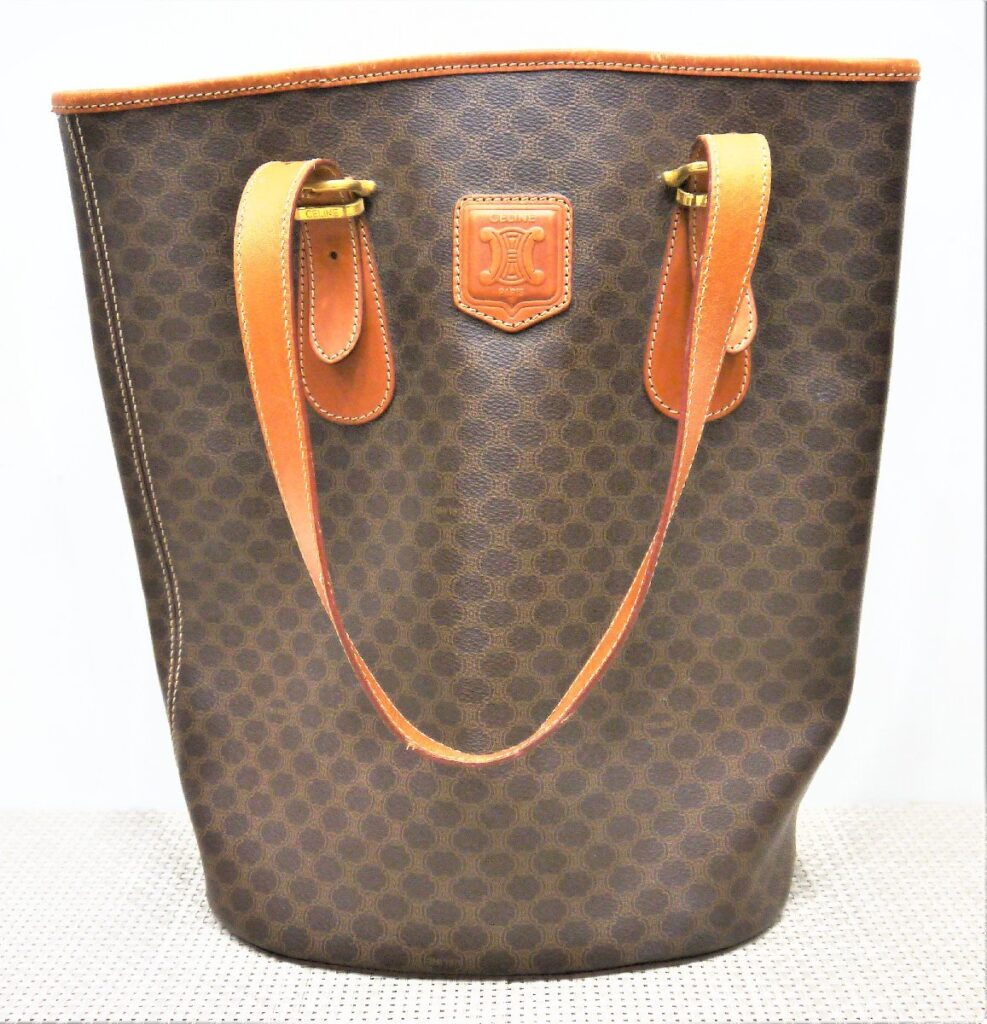 CELINE セリーヌ マカダム ハンドバッグ バケツバッグ 肩掛け DM97