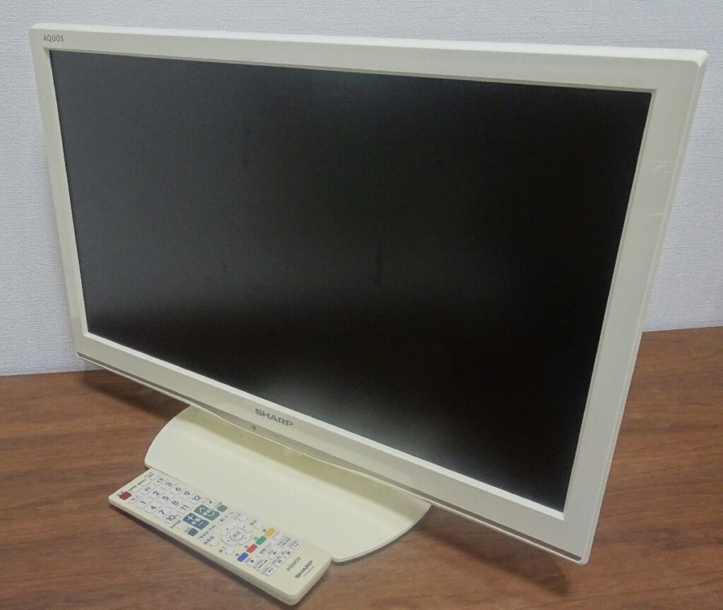 SHARP シャープ AQUOS 2014年製 22インチ　リモコン付き　通電確認済　 LC-22K20