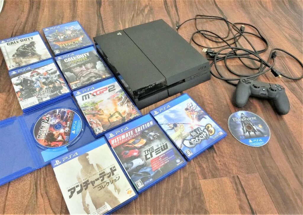 SONY PS4 PlayStation4 本体 500GB CUH-1000A ソフト10本