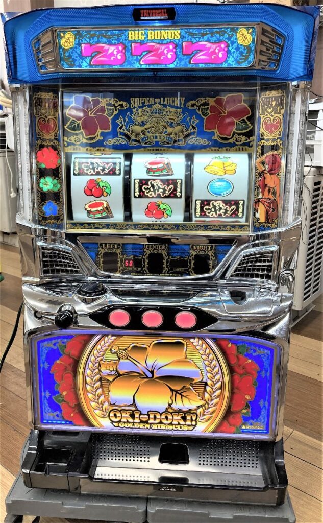 沖ドキ スロット パチスロ 5号機 ユニバーサル アクロス コイン不要機
