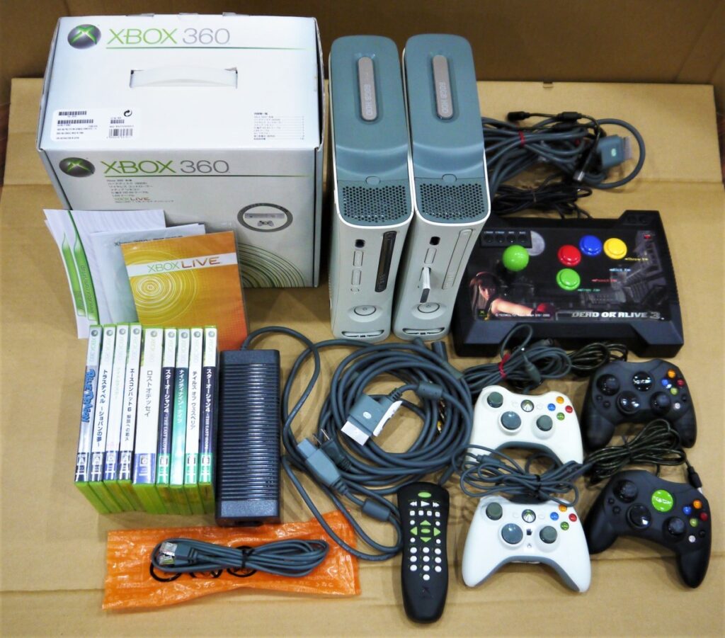 XBOX360 セット まとめ 本体 コントローラー リモコン ソフト 他