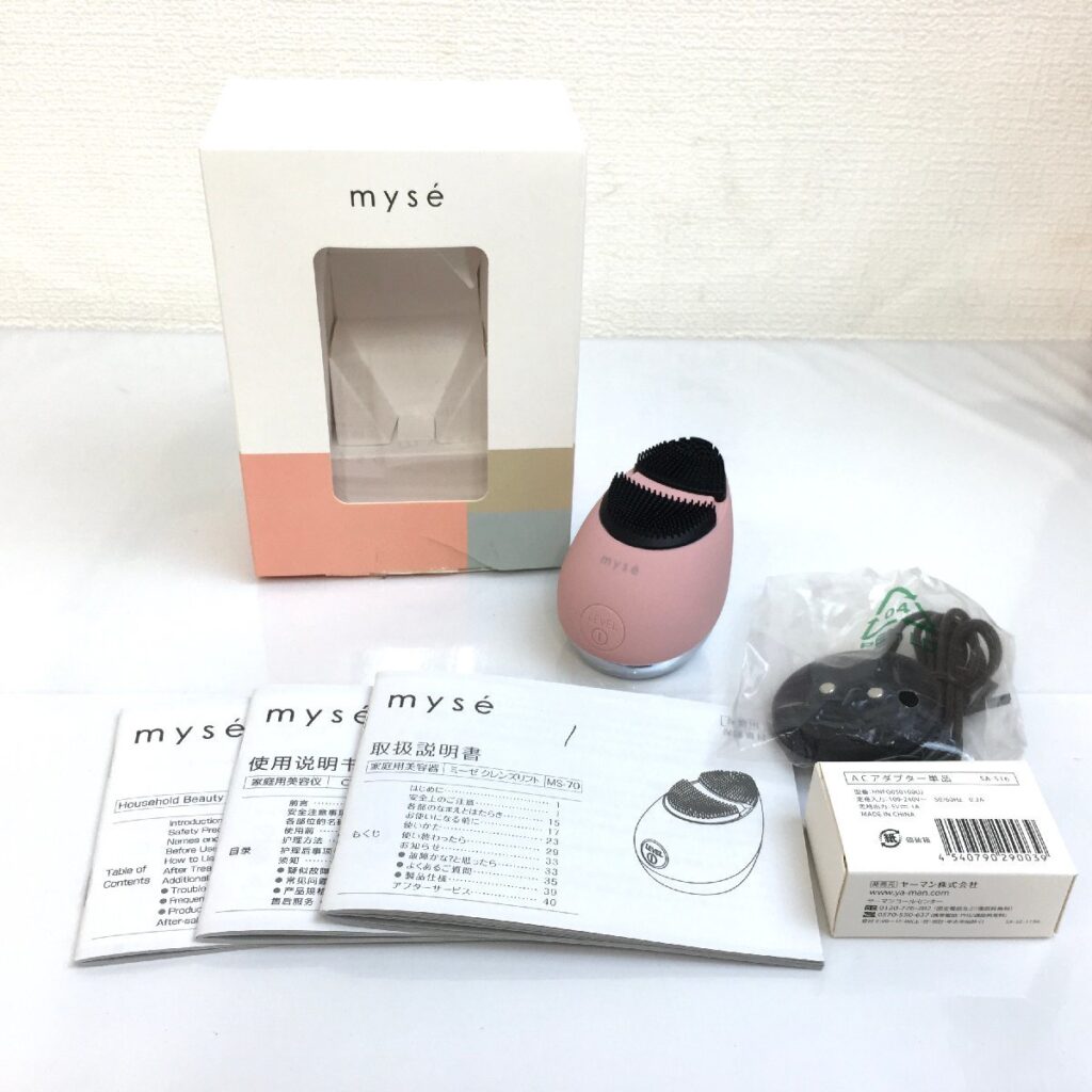 YA-MAN　ヤーマン　 洗顔ブラシ myse　ミーゼ　クレンズリフト シリコン ピンク　MS-70P