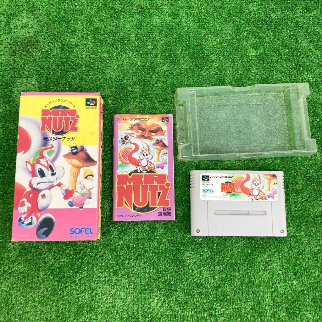 MR.NUTZ ミスターナッツ 箱・取扱説明書付き スーパーファミコン スーファミ