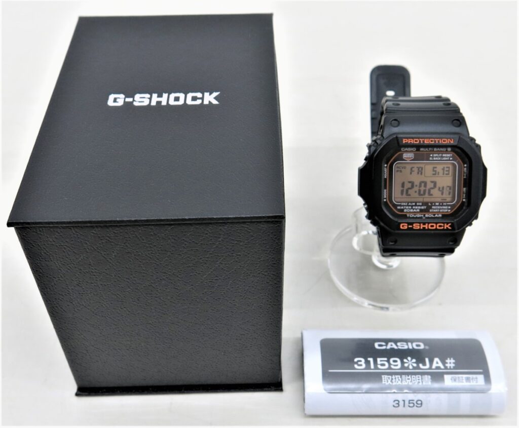 CASIO G-SHOCK マルチバンド6 タフソーラー GW-M5610R-1JF 3159 デジタル カシオ Gショック ブラック×オレンジ