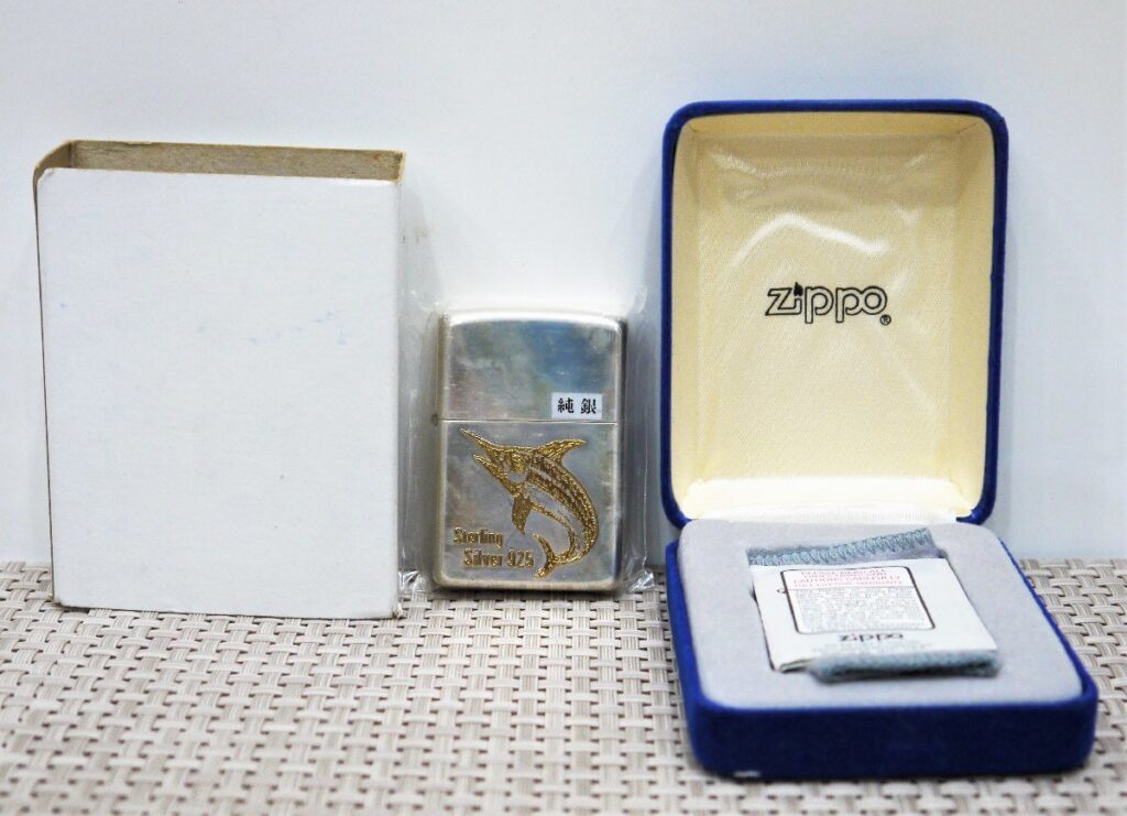 ZIPPO Sterling Silver925 カジキマグロ 魚 1996 純銀 ジッポライター オイルライター 喫煙具