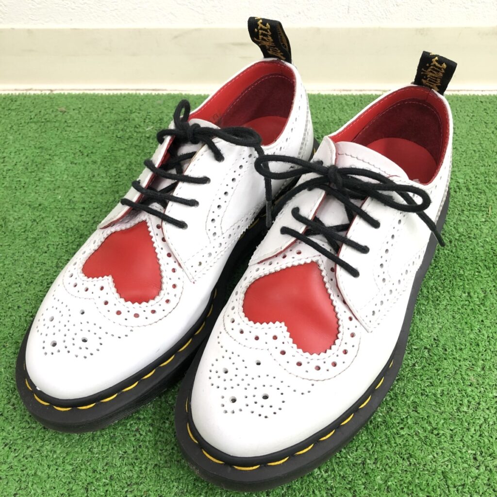 Dr.martens valentine HRT WINGTIP SHOE ドクターマーチン バレンタイン限定 UK3 US5 EU36 22.5-23.0cm ハート柄 ホワイト