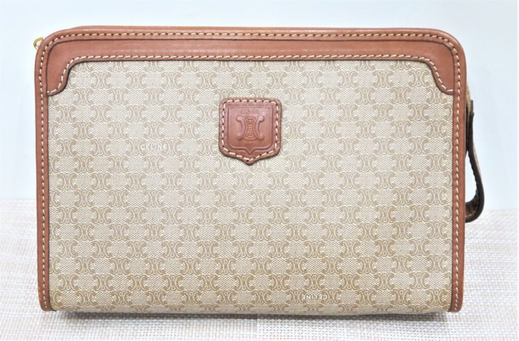 CELINE セリーヌ マカダム セカンドバッグ クラッチバッグ ポーチ　JMB/M07