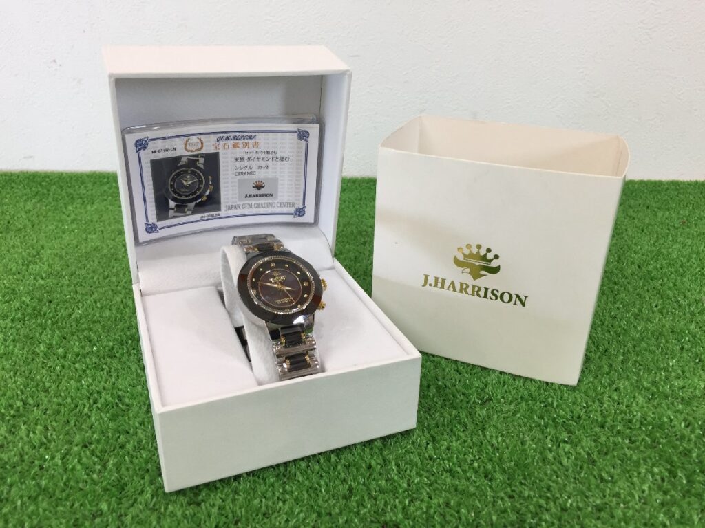 J.HARRISON ジョンハリソン JH-024L 電波ソーラー腕時計 ダイヤモンド レディース