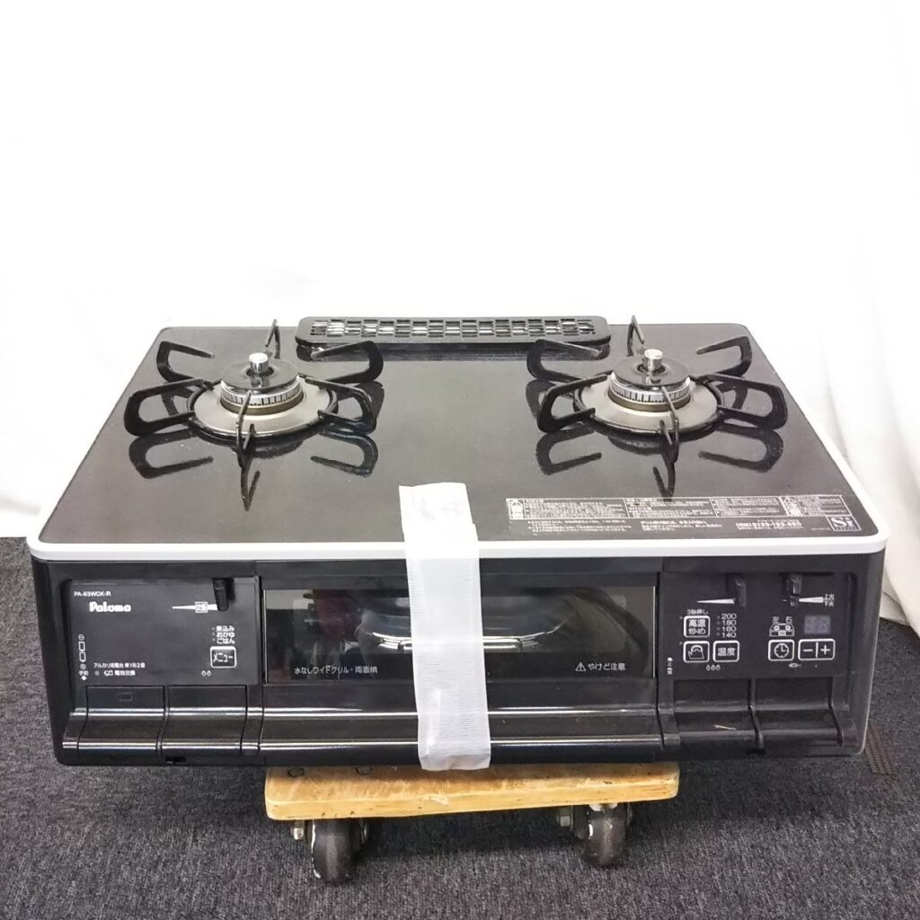 パロマ ガスコンロ PA-63WCK-R LPガス 年式不明 動作未確認 現状品