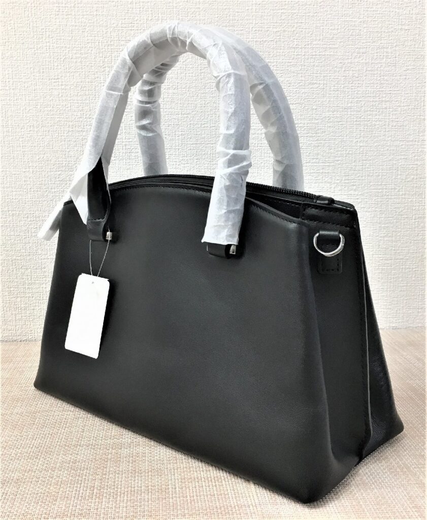 MASUGI KYOTO マスギキョウト 2WAY フォーマルバッグ ソフトレザー ブラック