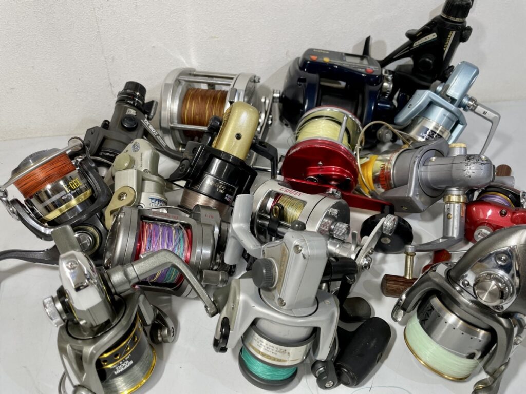 リール Daiwa ダイワ AbuGalcia アブガルシア SHIMANO シマノ CAIMAN カイマン フィッシング まとめ 大量 ベイトリール