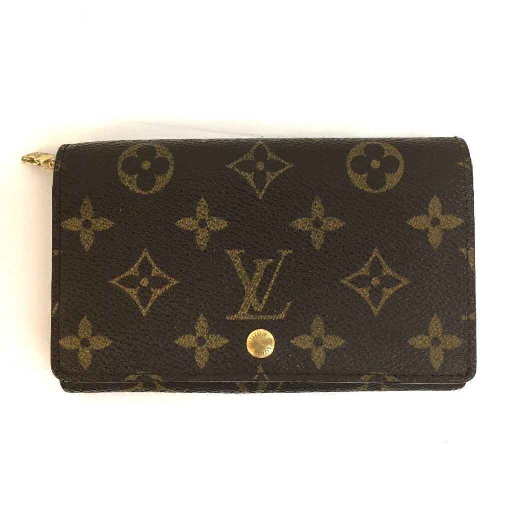 ルイヴィトン LOUIS VUITTON ポルトモネビエトレゾール L字ファスナー財布