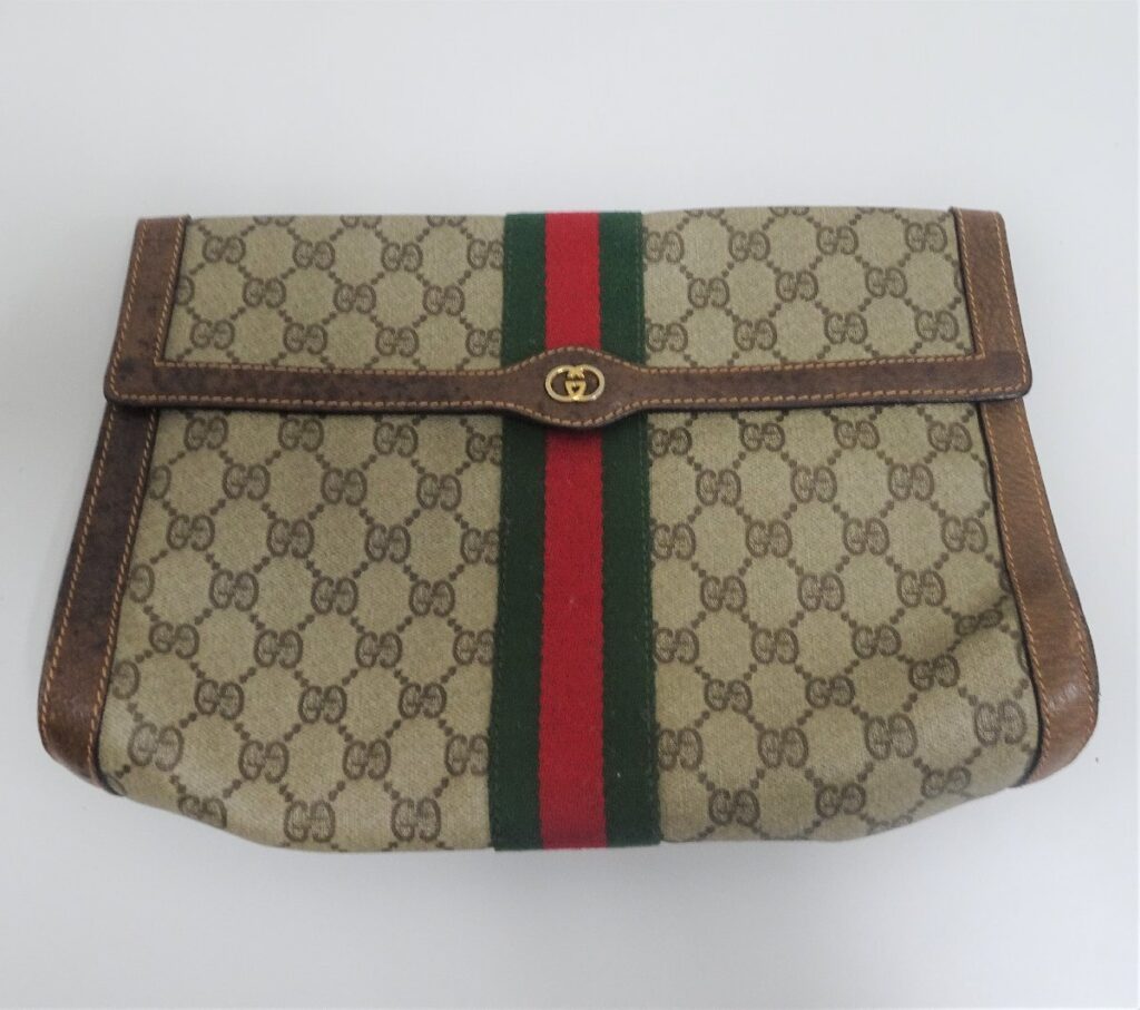 GUCCI グッチ クラッチバッグ セカンドバッグ オールドグッチ シェリーライン GG柄