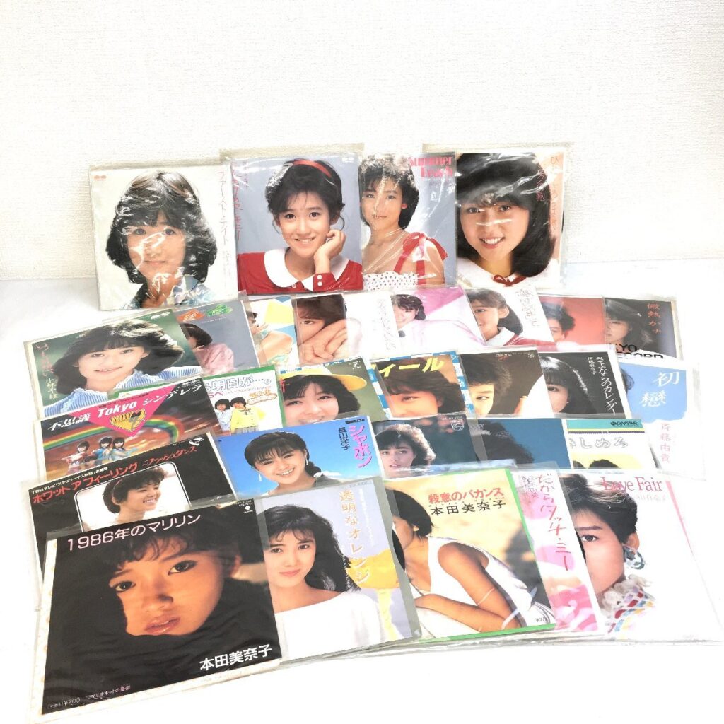昭和アイドル アーティスト レコード　まとめ　岡田有希子　森尾由美　本田美奈子　新田恵利　伊藤麻衣子　堀千恵美など