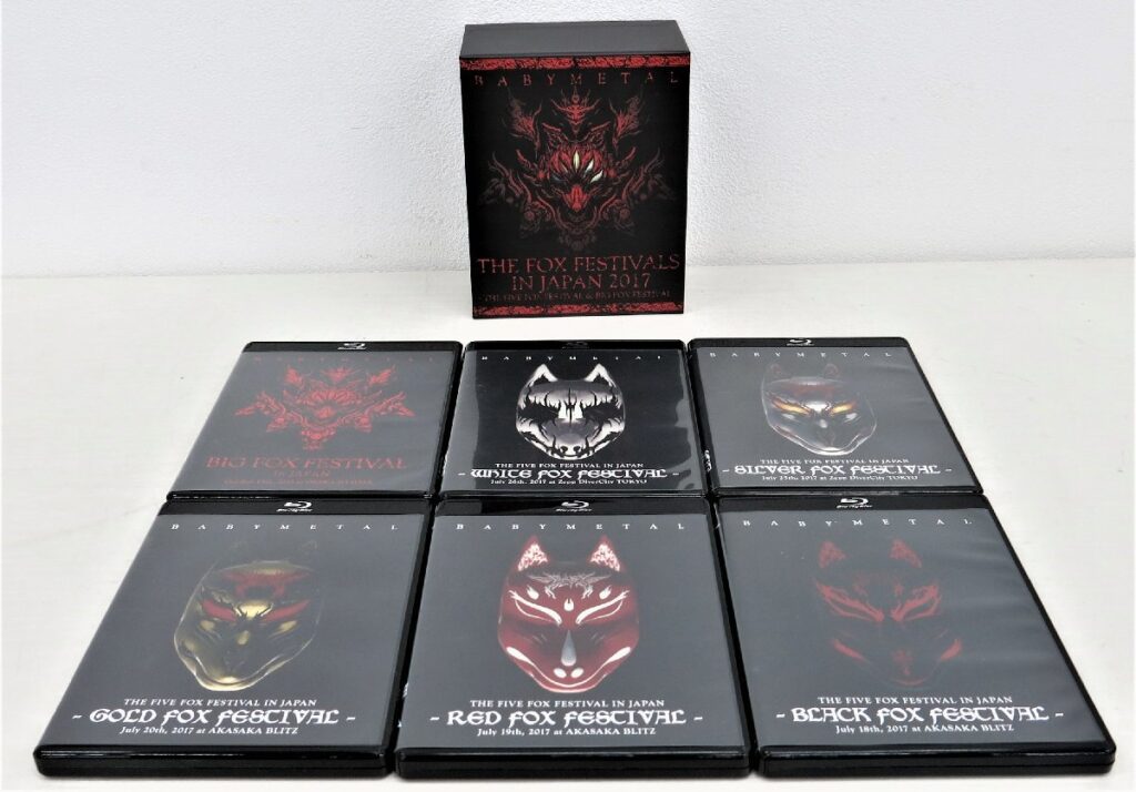 BABYMETAL THE FOX FESTIVALS IN JAPAN 2017 THE FIVE FOX FESTIVAL ＆ BIG FOX FESTIVAL Blu-ray 6枚組み