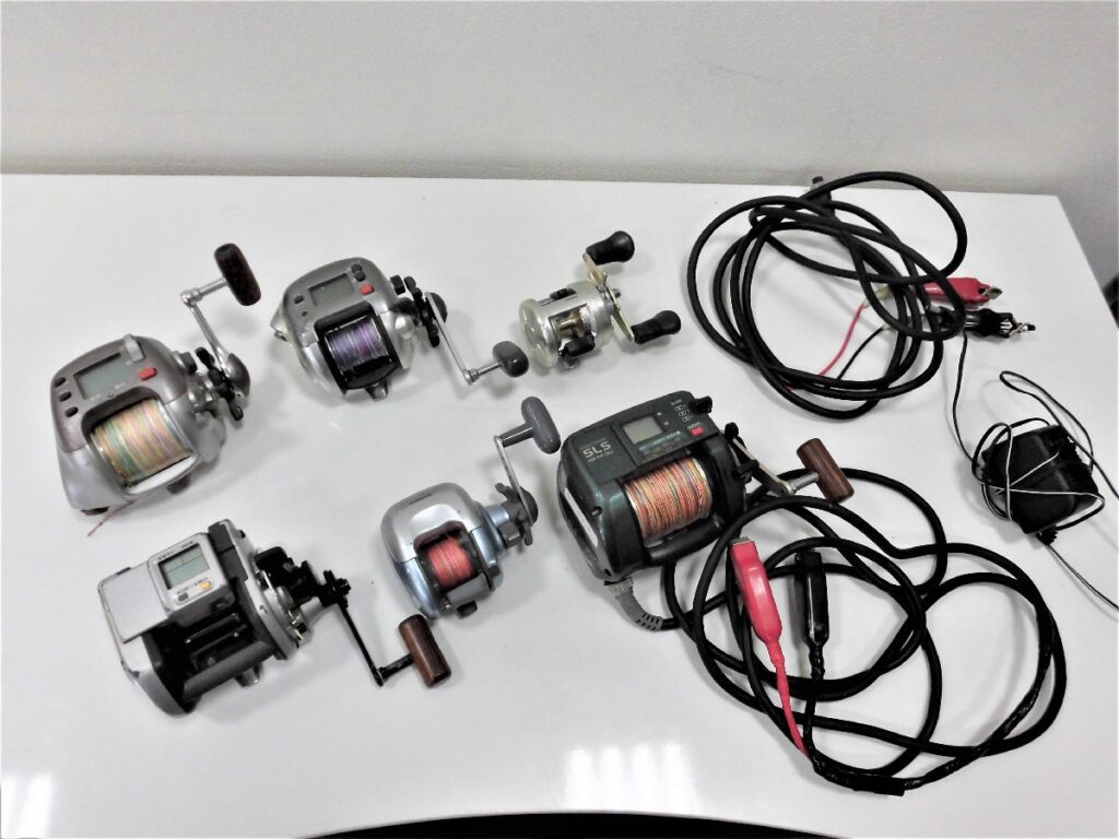 shimano ベイトリール まとめ売り digitana sls tm3000hなど6点 ジャンク品 商品説明欄にモデル名記載