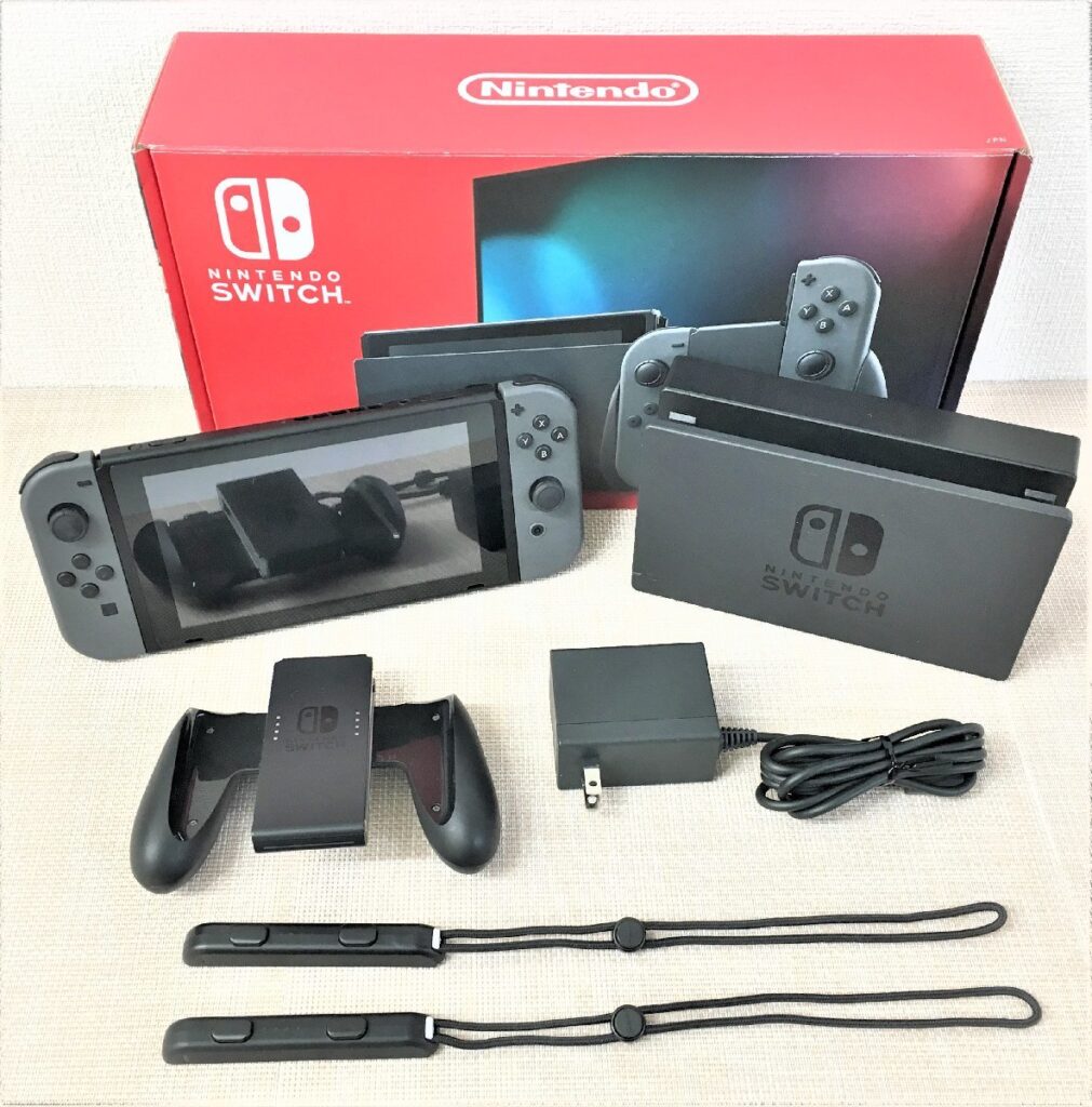 【中古品】Nintendo Switch 本体 グレー HAC-001 初期化済み
