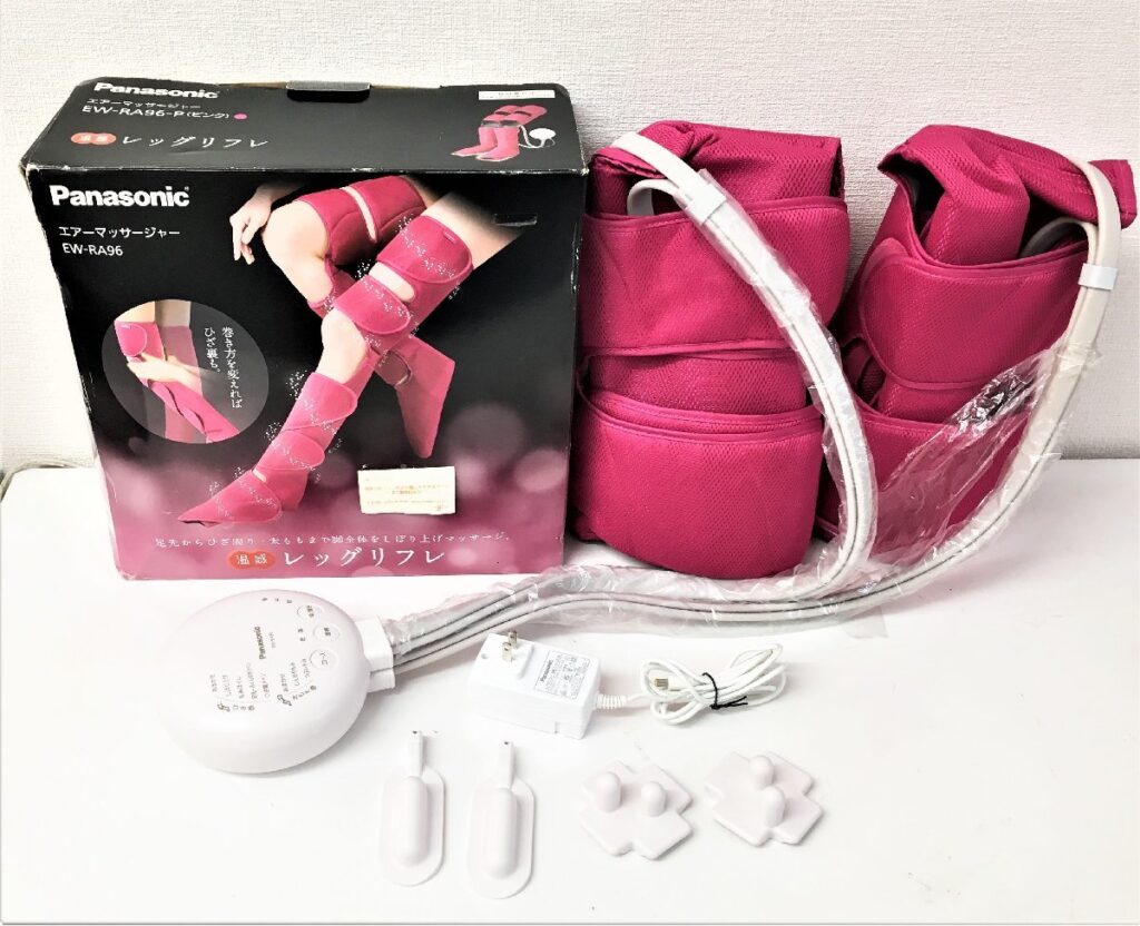 Panasonic パナソニック エアーマッサージャー レッグリフレ EW-RA96 温感機能搭載 ピンク