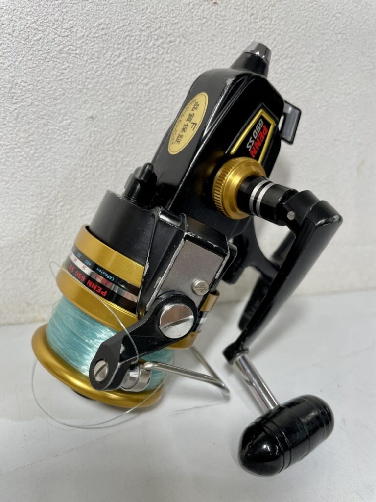 リール PENN ペン 650SS HIGHSPEED 4.8:1 3BALL BEARING SKIRTED SPOOL ブラック ゴールド スピンリール