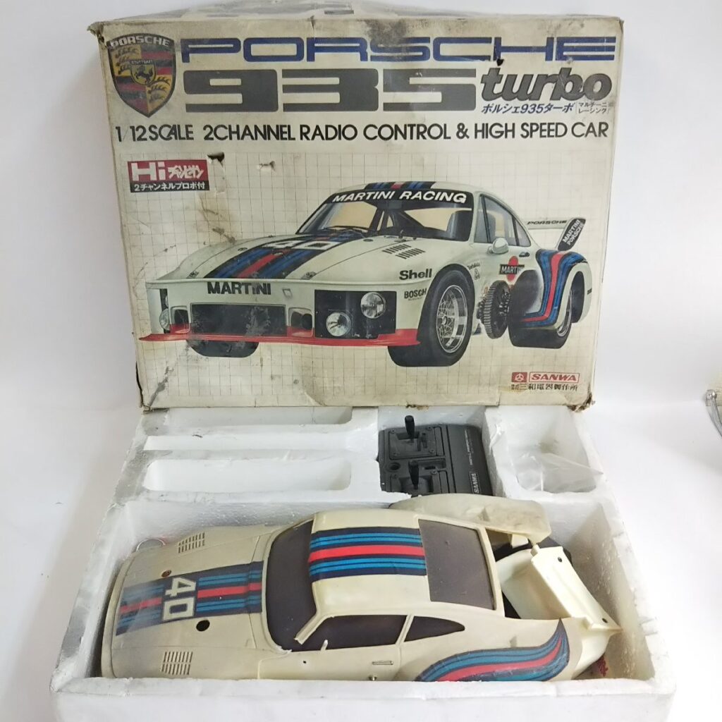 ジャンク PORSCHE ポルシェ935ターボ SANWA 部品取りに 動作未確認 現状品