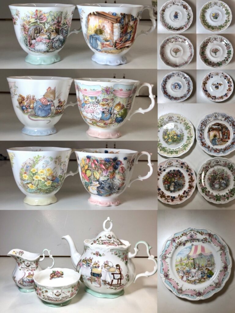 RoyalDoulton ロイヤルドルトン ティーカップ 皿 ソーサー ティーポット 洋食器 アンティーク 四季