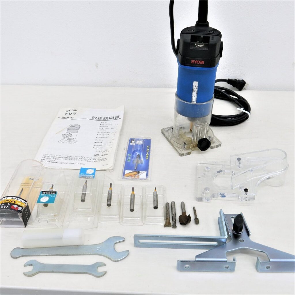 RYOBI リョービ トリマ MTR-41 木工作業 木彫り彫刻 電動工具 付属品あり