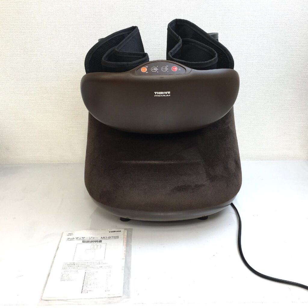 フットマッサージャー MD-8765 THRIVE PREMIUM ブラウン 家庭用エアマッサージ器