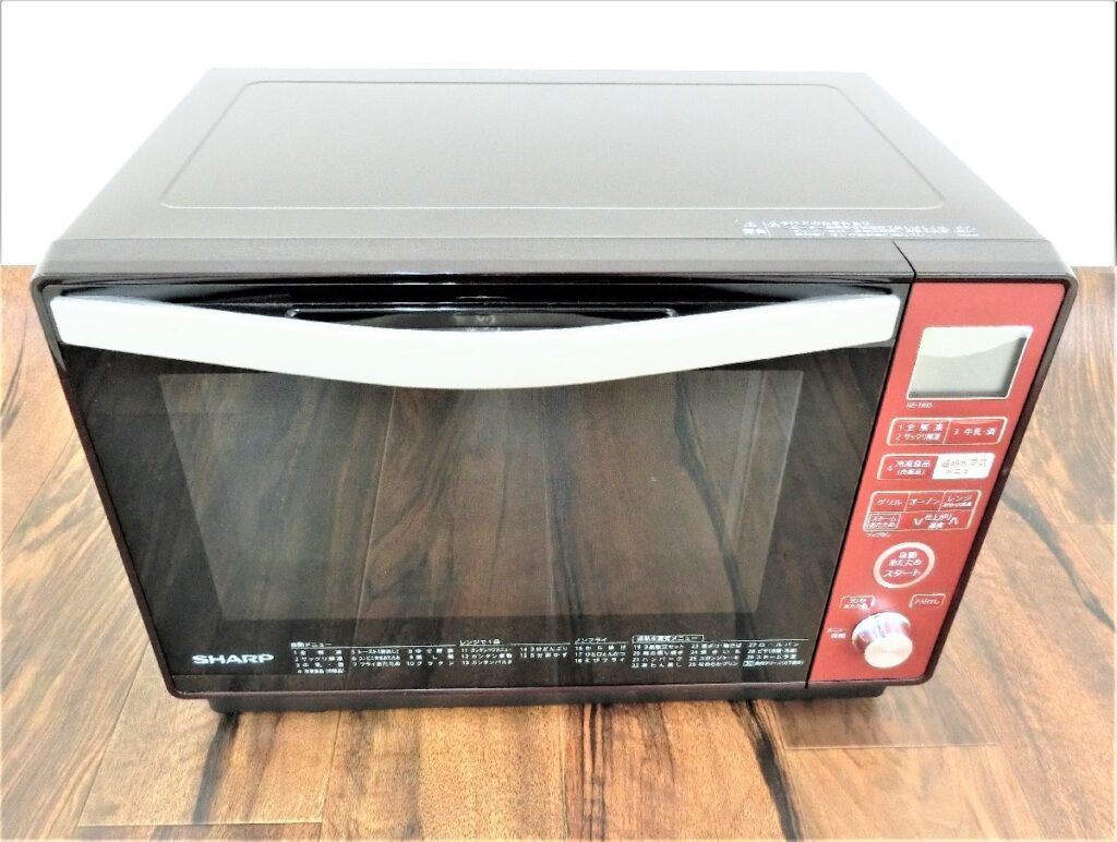 シャープ RE-T830-R 電子レンジ 過熱水蒸気オーブンレンジ スチームオーブンレンジ 2020年製 欠品あり