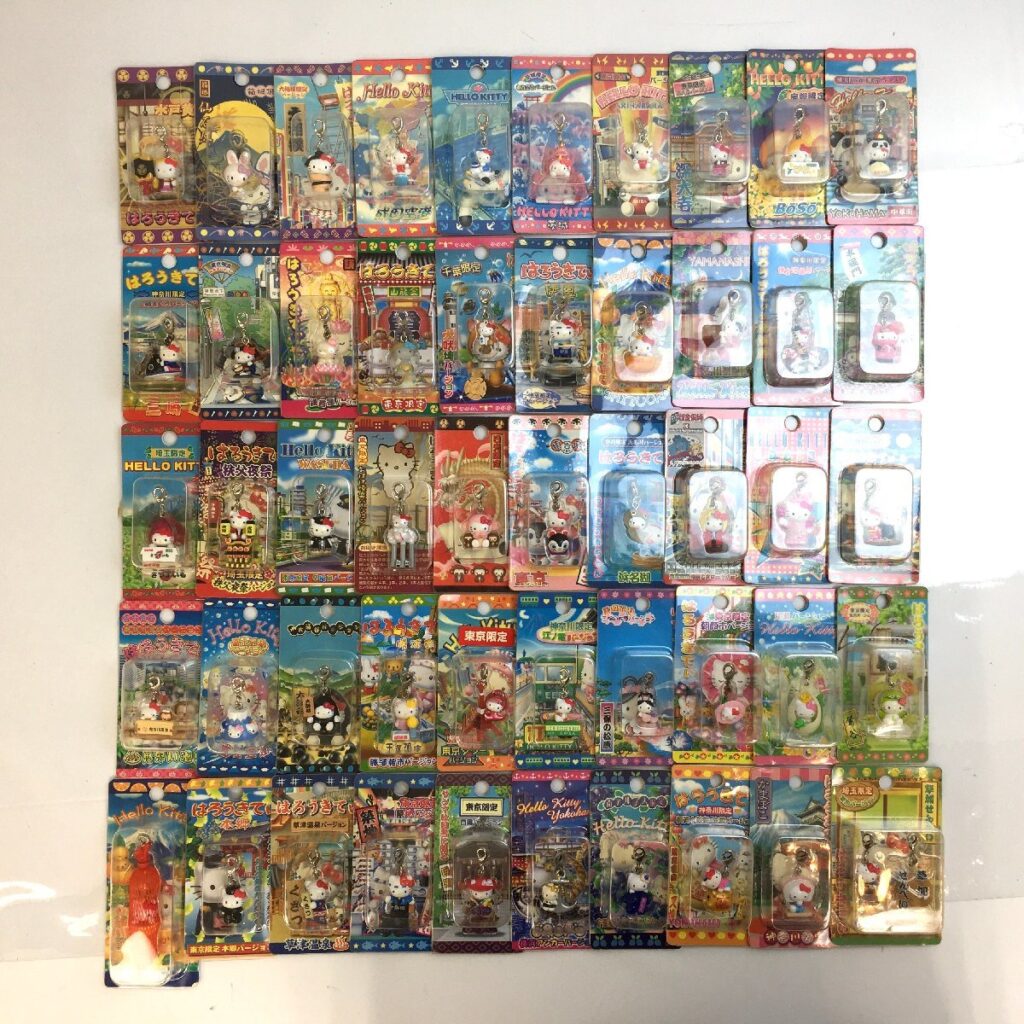 ②ご当地キティ ファスナーマスコット ハローキティ HelloKitty キーホルダー サンリオ　東京　千葉　山梨　栃木など