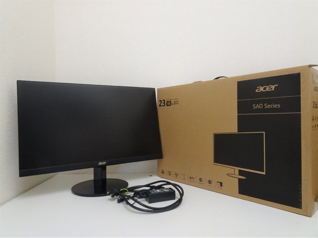 acer エイサー ゲーミングモニター ディスプレイ SA230Abi 23インチ フルHD ブルーライト軽減 薄型 2020年製