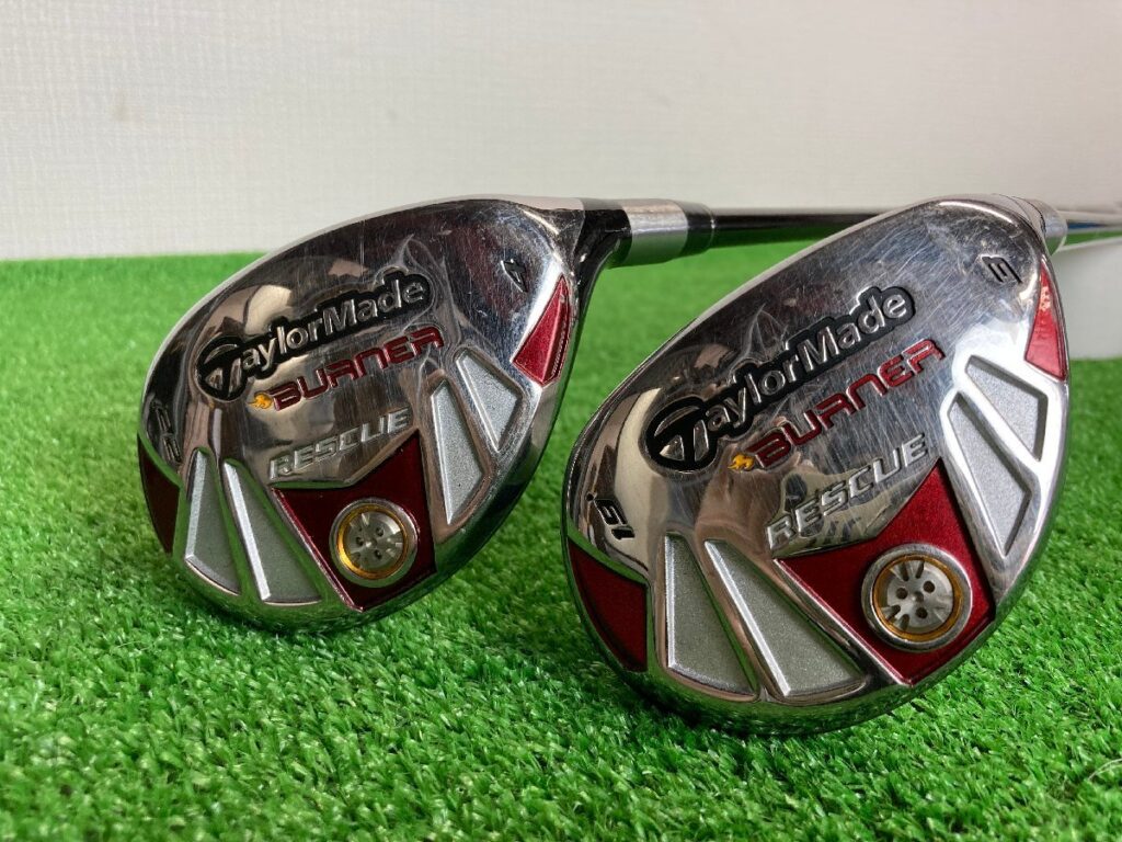 TaylorMade　テーラーメイド　BURNER RESCUE　4U 22°　3U 19°　ユーティリティ　ヘッドカバー付き　2本セット