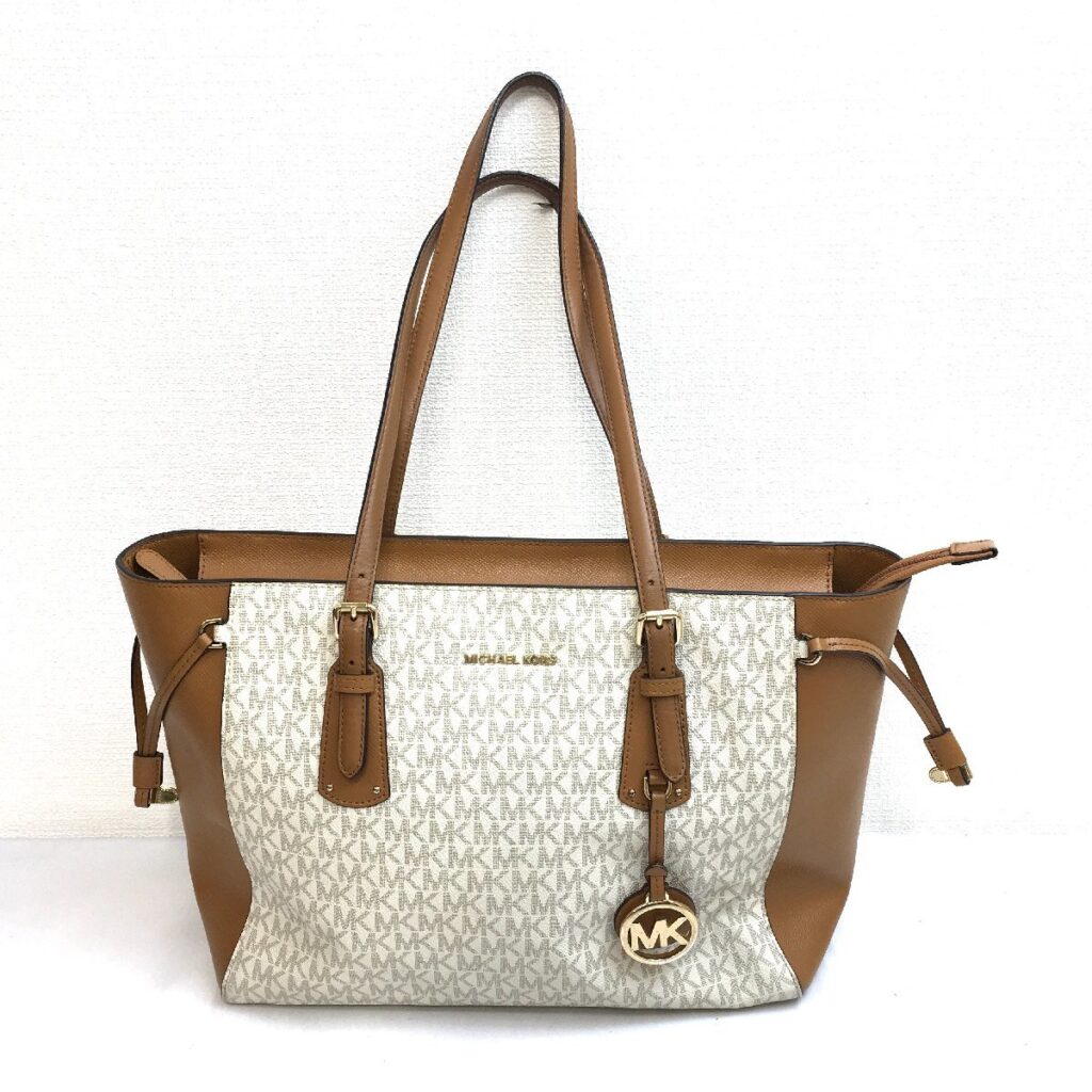 マイケルコース トートバッグ レザー ブラウン系 MICHAEL KORS