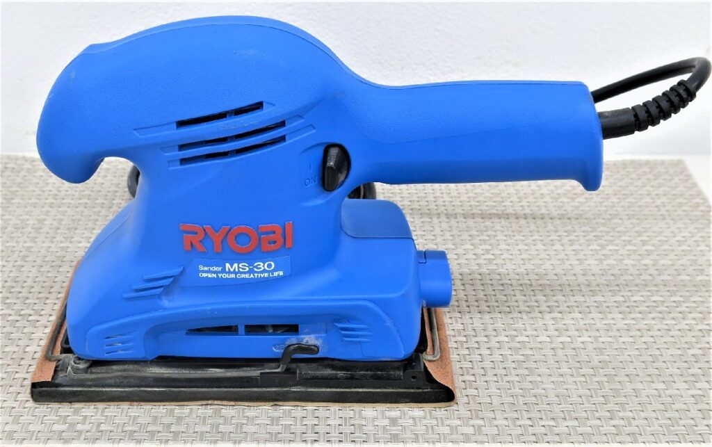 RYOBI リョービ サンダ MS-30 二重絶縁 木材 金属 塗装面 研削 研磨 電動工具 DIY
