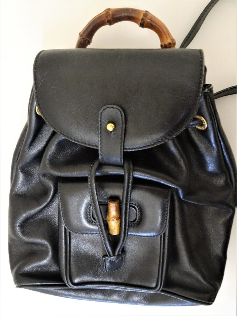グッチ GUCCI バンブー バックパック リュックサック レザー