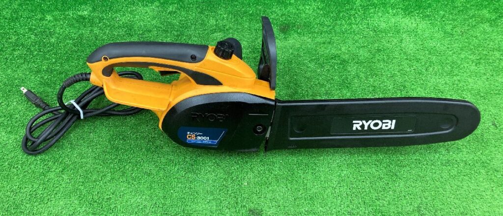 RYOBI 電動 チェーンソー CS-3001 切断機 電動工具 リョービ SAW CHAIN 90PX-45 動作確認済み