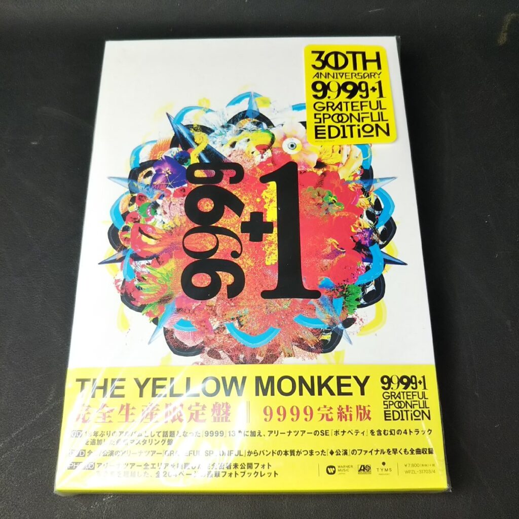 未使用 THE YELLOW MONKEY 30th ANNIVERSARY 9999＋1 GRATEFUL SPOONFUL EDITION 完全生産限定版 CD＋DVD＋フォトブック