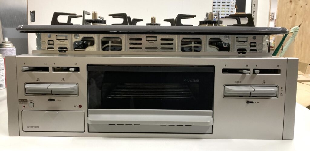 ガスコンロ ビルトイン 都市ガス リンナイ クリナップ ZGFNK6R18QSE グリル付ガスビルトインコンロ 2021年製