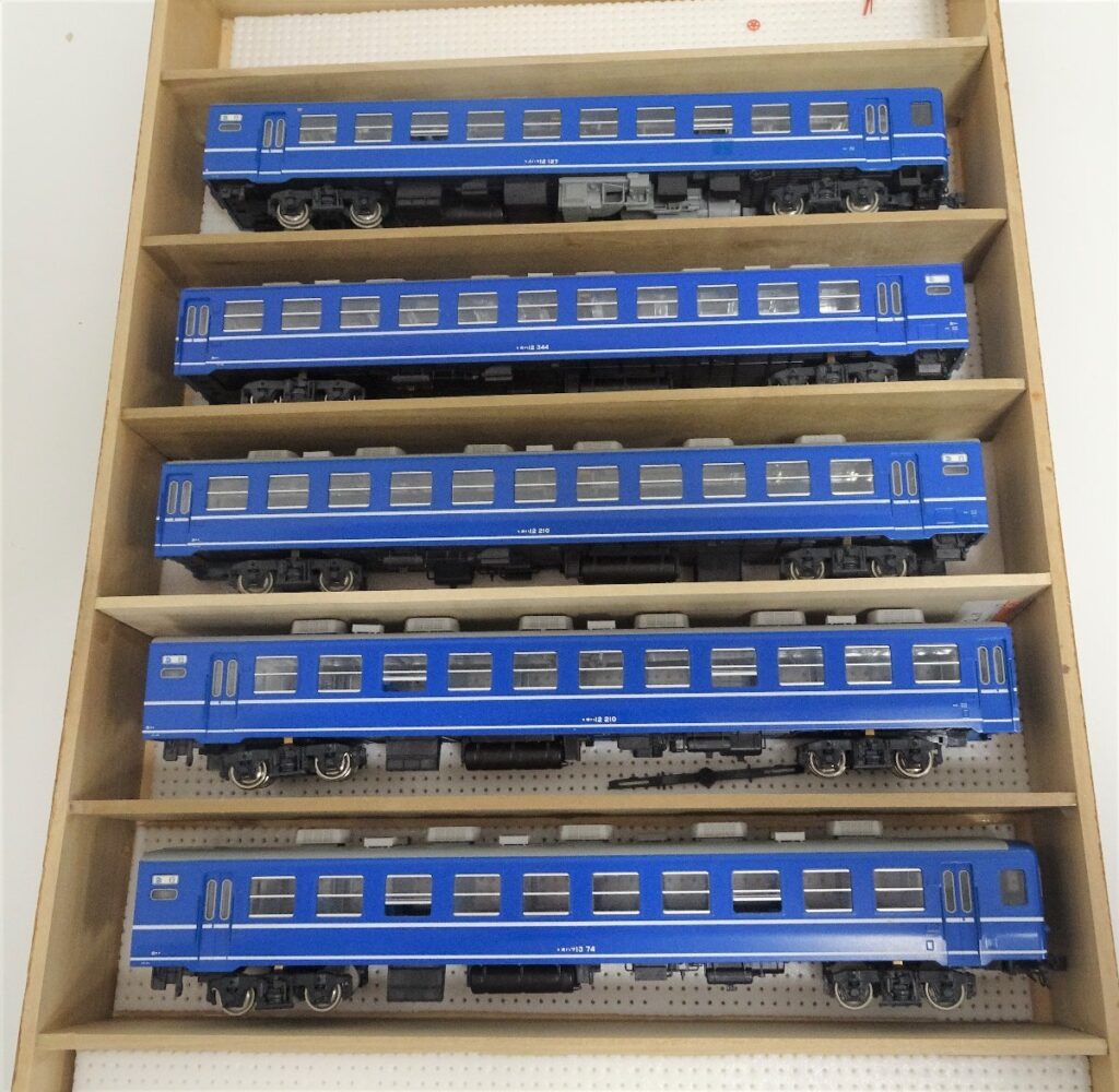 KATO カトー オハ12 127 210 210 344 オハ13 74 5台まとめ 国鉄 急行形客車 ブルー HOゲージ 動作未確認